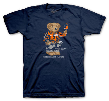 Rugged Orange Foamposite sneaker collection matches with guys tee collection
