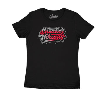 Jordan Retro 9 gym red matching womens tee