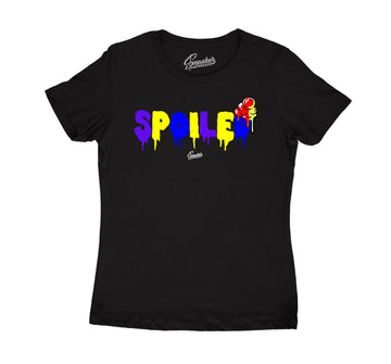 Ladies tee collection matching with Jordan what the 5 collection