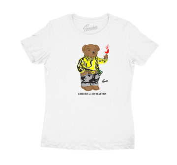 Citron Tint Jordan 6 sneakers have matching womens t shirt collection