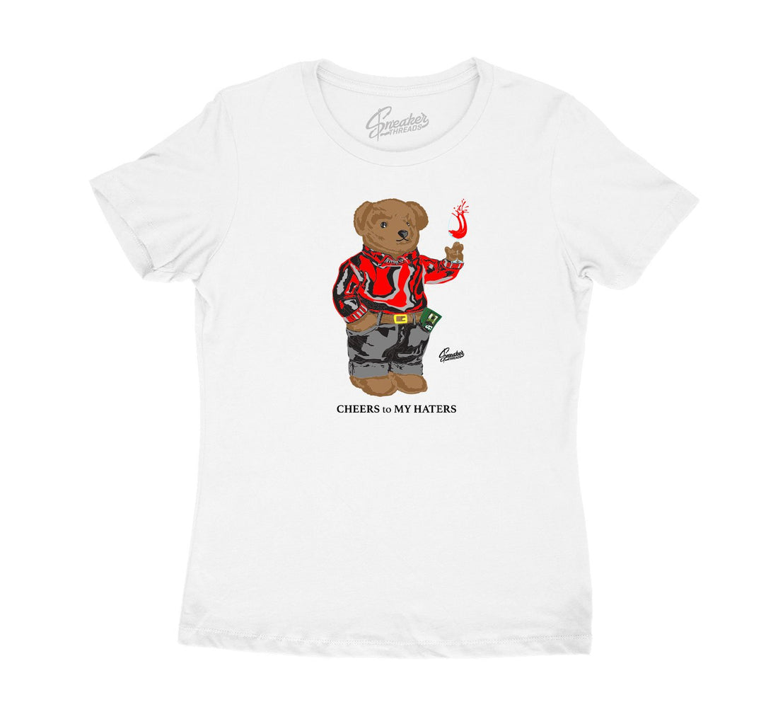 Jordan 11 Bred Cheers Bear women shirt