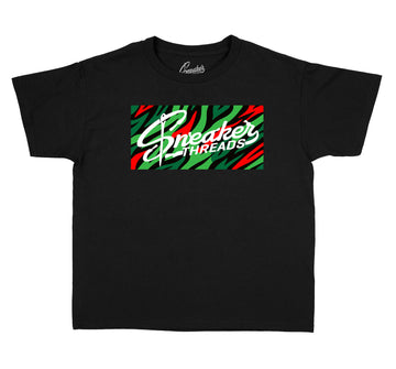 Kids Lucky Green 1 Shirt - ST Zebra Box - Black