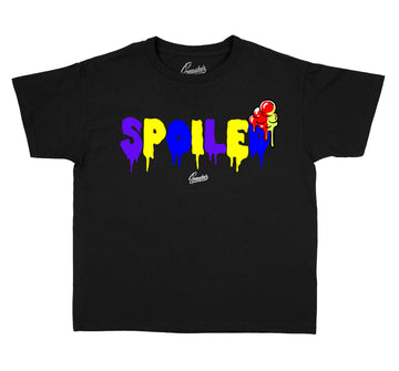 kids tee collection designed to match the Jordan 5 what the collection