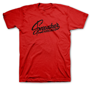 Retro 6 Carmine Shirt - ST Logo - Red