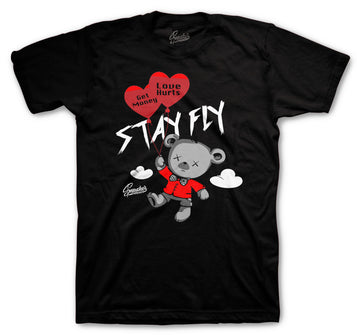 Retro 1 AJKO Chicago Shirt - Money Over Love - Black