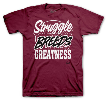 Retro 4 PSG Shirt - Struggle Breeds - Maroon