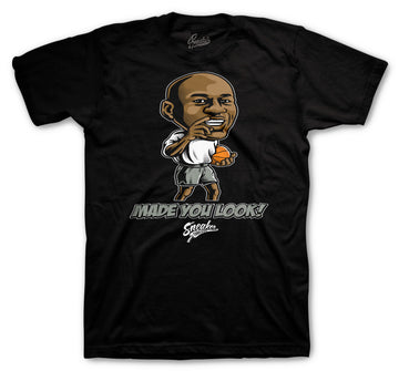 Retro 1 Seafoam Shirt - Made You Look - Black