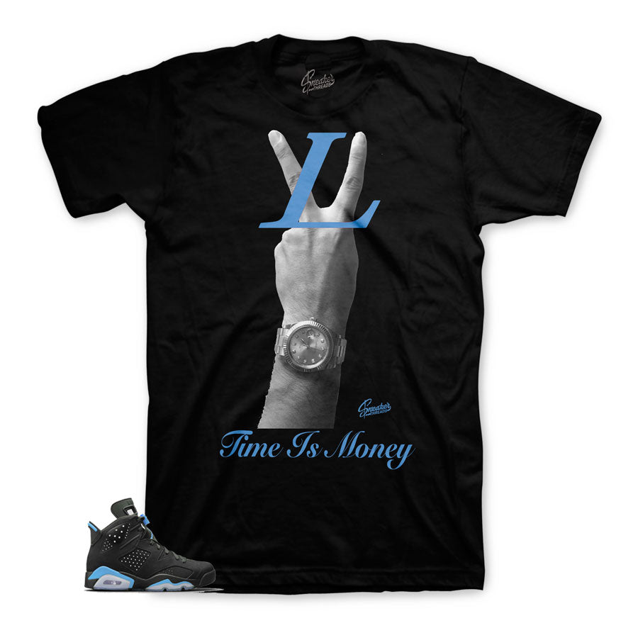 Jordan 6 UNC tees match retro 6's official | UNC blue retro 6 tee.