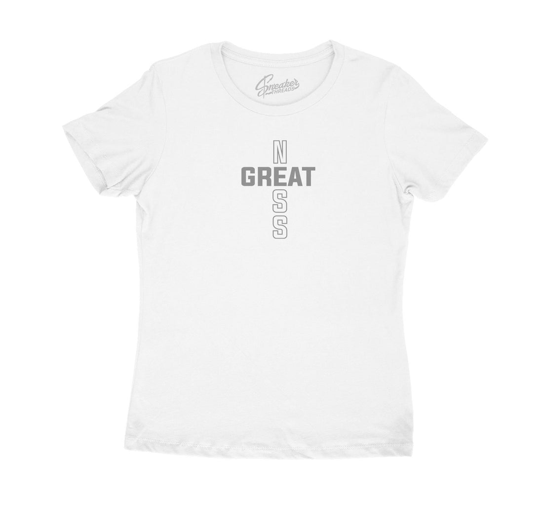 Women sneaker shirt greatest collection for Metallic Silver 11's