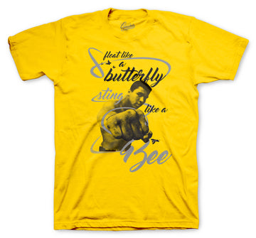 University gold Jordans matches shirts