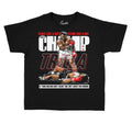 Kids Jordan retro 4 red thunder  shirt to match perfect Thunder 4s