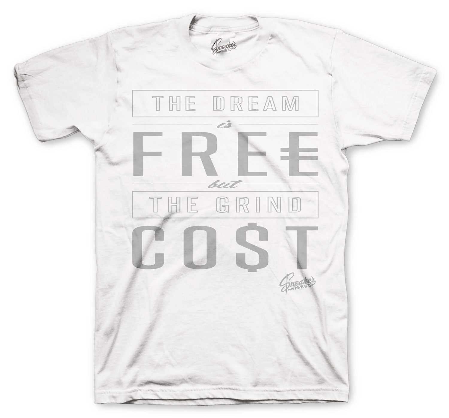 Retro 1 Neutral Grey Shirt - Cost - White