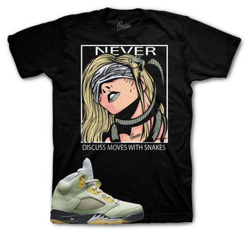 Jade horizon Jordan 5 sneaker tees & Matching Outfits | Money Shirt