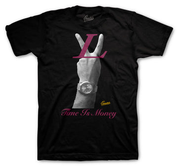 Retro 6 Singles Day Shirt - Time Is Money - Black