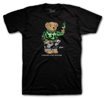Jordan 1 Zen Green sneaker that goes with shirts perfectly