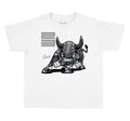 Kids shirts match Jordan 11 cool grey shoes. Boys Retro 11 cool grey