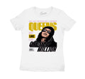 T shirt collection for ladies matching the gold hoop Jordan 6 sneakers