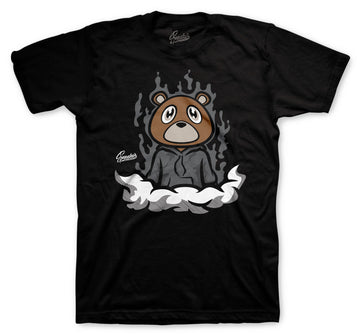 Yeezy 700 black sneaker collection matching with mens t shirt collection