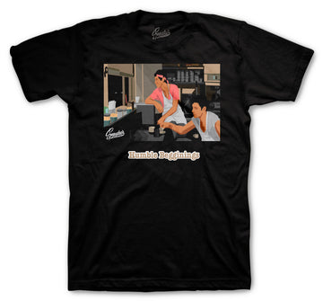 Sand Taupe 350 Shirt - Humble Beginnings - Black