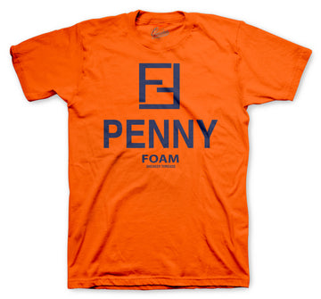 T shirt collection matches with the foamposite rugged orange sneaker collection