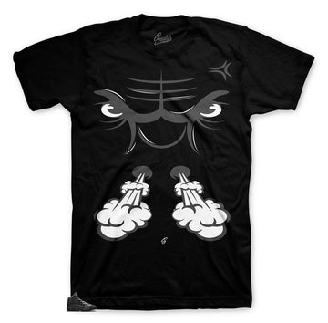 Cap and gown Jordan 13 shoes has matching tee collection designed to match the Jordan 13 cap and gown sneakers