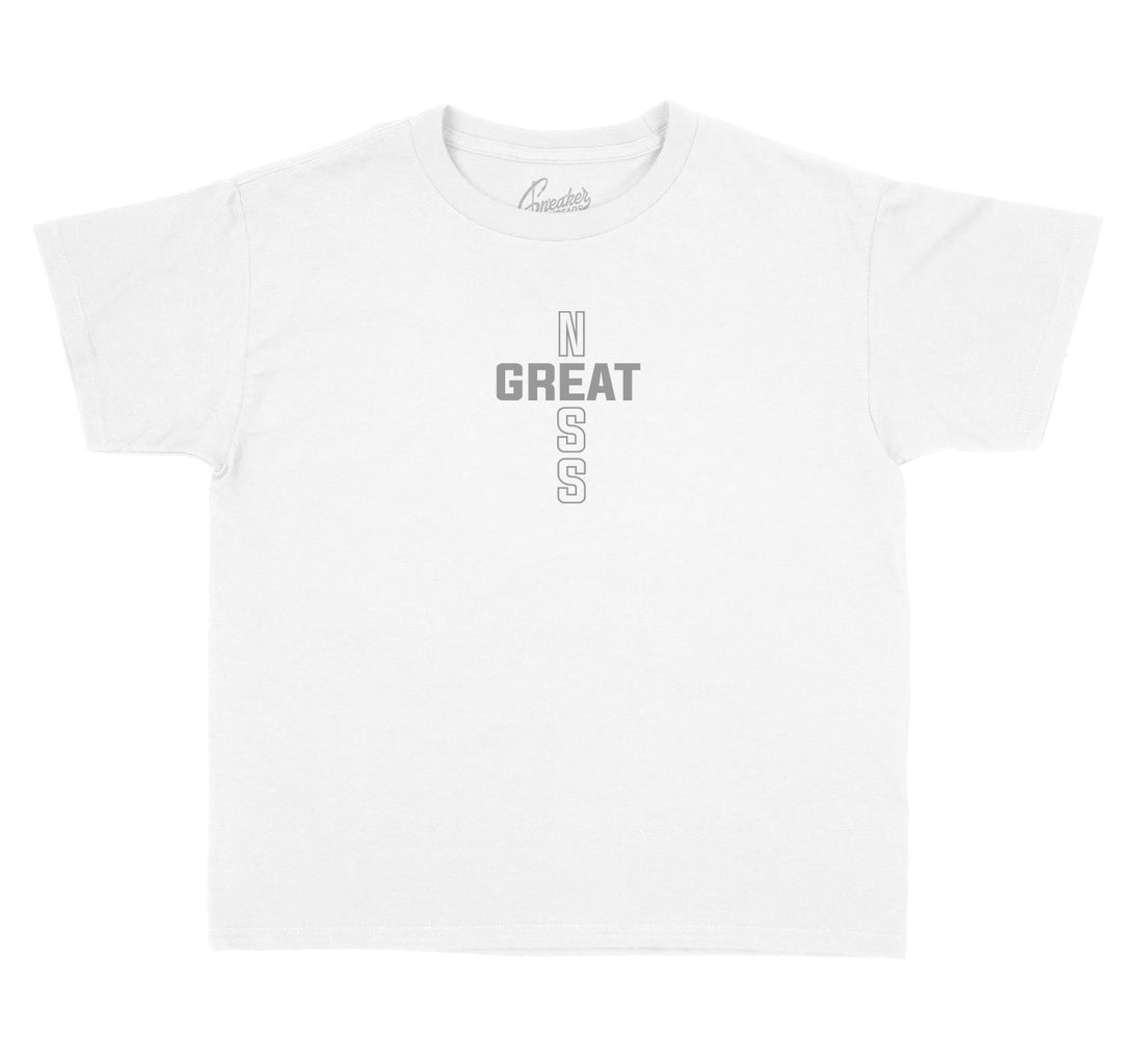 Jordan ids Metallic Silver 11's Greatness shirt