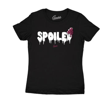 Jordan 8 Burgundy sneaker collection matches with kids tees
