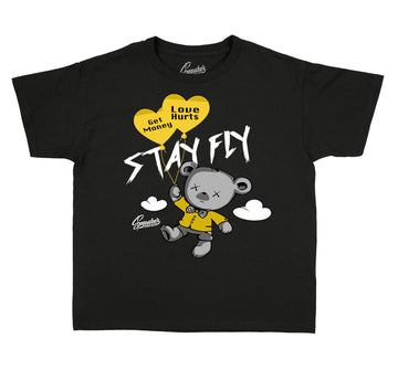 Kids Royalty 12 Shirt - Money Over Love - Black