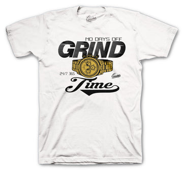 Retro 12 Royalty Shirt - Grind Time - White