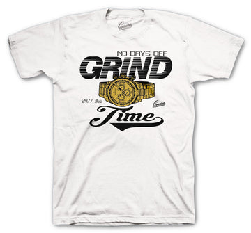 Retro 12 Royalty Shirt - Grind Time  - White