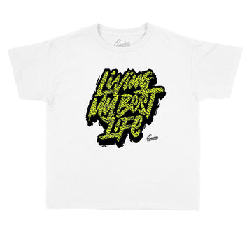 kids tees created to match the yeezy yeezreel sneakers perfectly
