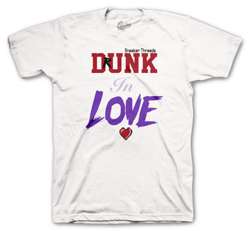 White Shirts for guys match perfectly with the sb dunk plum sneaker collection