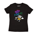black tees for women designed to match Jordan 13 playground sneaker perfectly