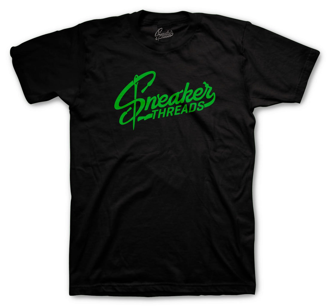 Pine Green Jordan 1 retro sneakers matching mens t shirt collection