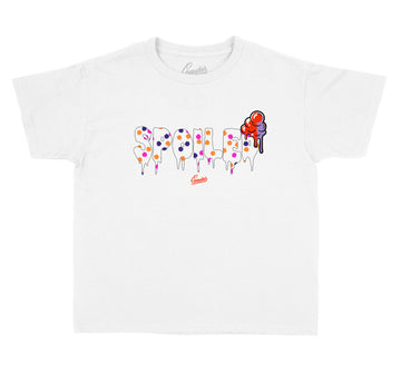 Jordan 5 Easter sneaker collection has matching t shirts for kids