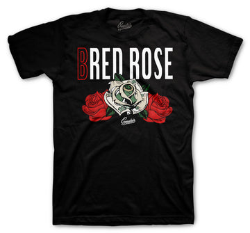 Retro 14 Lipstick Shirt - Bred Rose - Black
