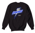sweatshirt collection matches with mens Jordan 13 black hyper royal sneaker collection
