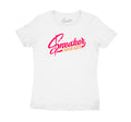 Shirts for women to match Jordan 12 Hot Punch sneakers