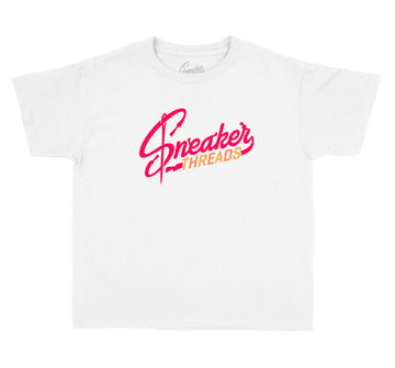 Jordan 12 Hot Punch original sneaker shirts for kids