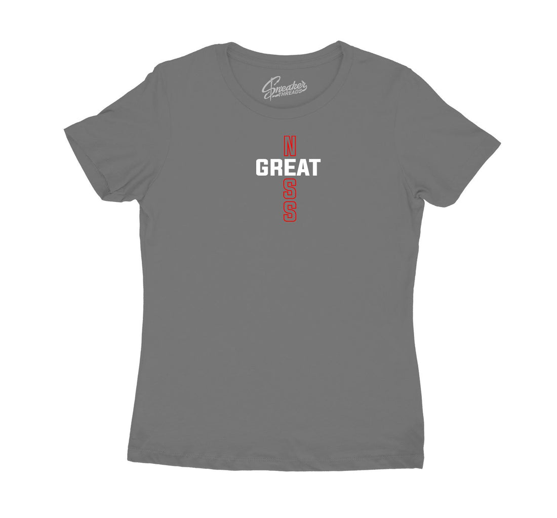 Jordan 12 Dark Grey Greatness Cross shirt