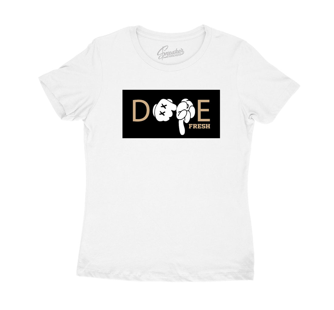 Jordan 4 mushroom fossil sneaker collection matching ladies tees