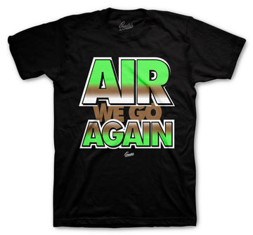 Green Camo Air Max sneaker collection matching with mens tee collection