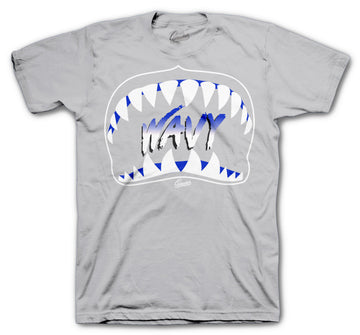 Shirt collection matching the Jordan 3 blue cement sneakers
