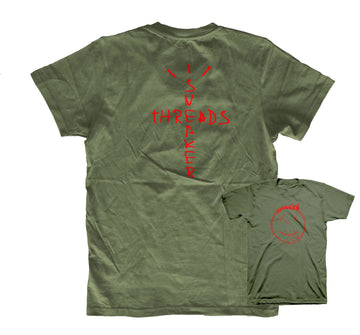 Sneaker tees match Jordan 6 travis scott cactus jack olive shirts.