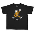 Kids shirts match Jordan 11 cool grey shoes. Boys Retro 11 cool grey