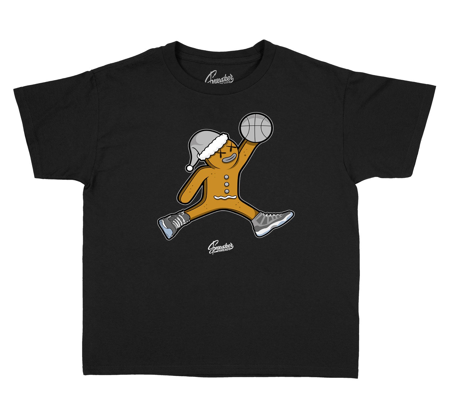 Kids shirts match Jordan 11 cool grey shoes. Boys Retro 11 cool grey