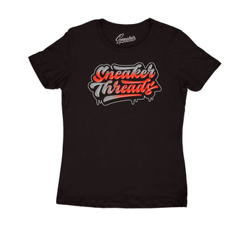 Collection Lava Foamposite sneakers have matching ladies shirts