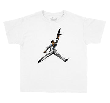 Kid t shirt collection matching with Jordan 11 legend blue sneaker collection