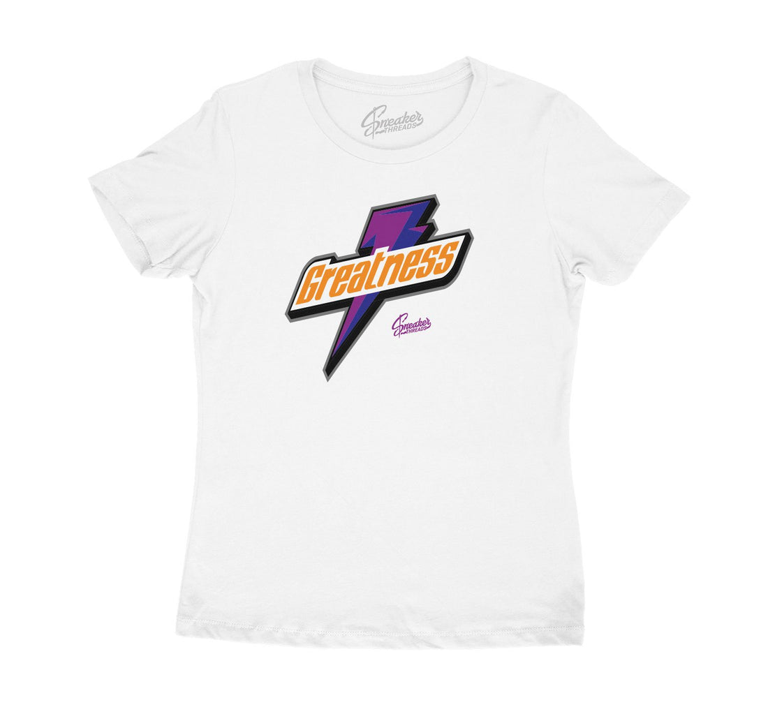 Women shirts to wear with Rush Violet 4s