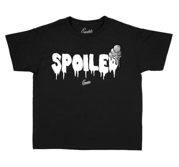 Silver Toe Jordan 1 sneaker collection matches with kids t shirt collection